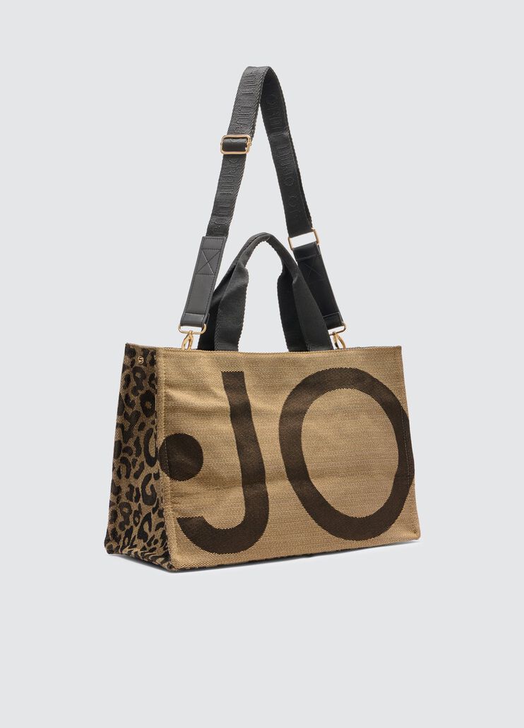 Brown tote bag