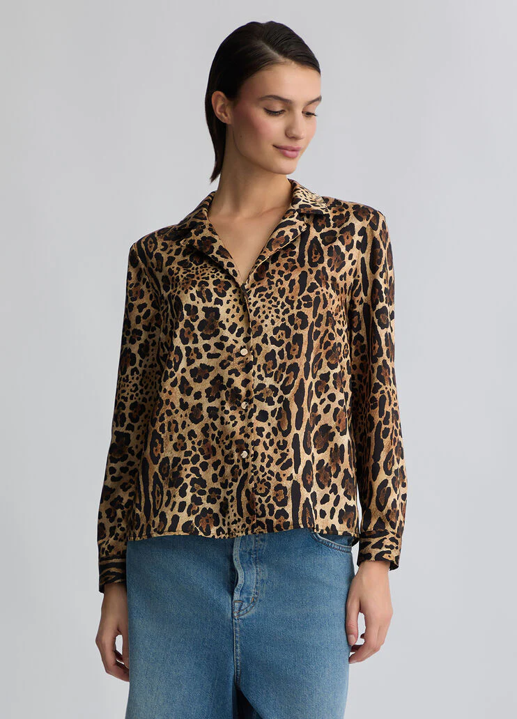 Animal-print shirt