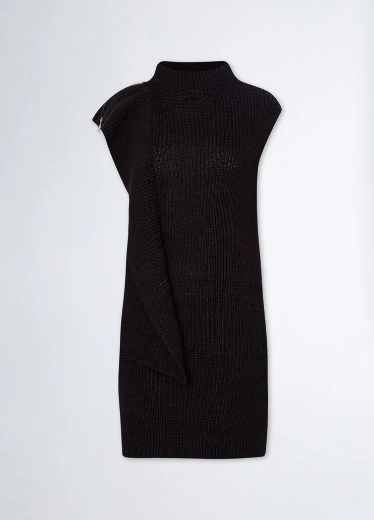 Knit cotton dress