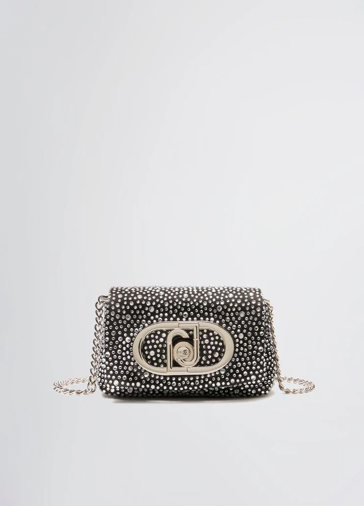 Mini LaPuffy bag with rhinestones
