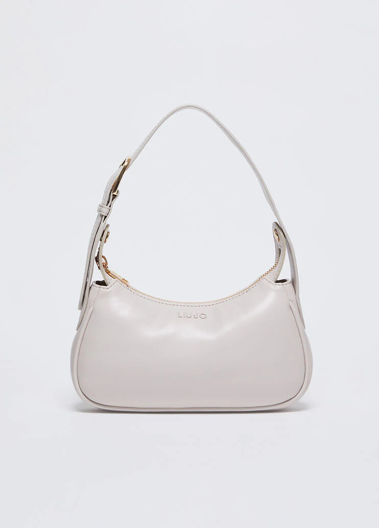 Solid-colour shoulder bag