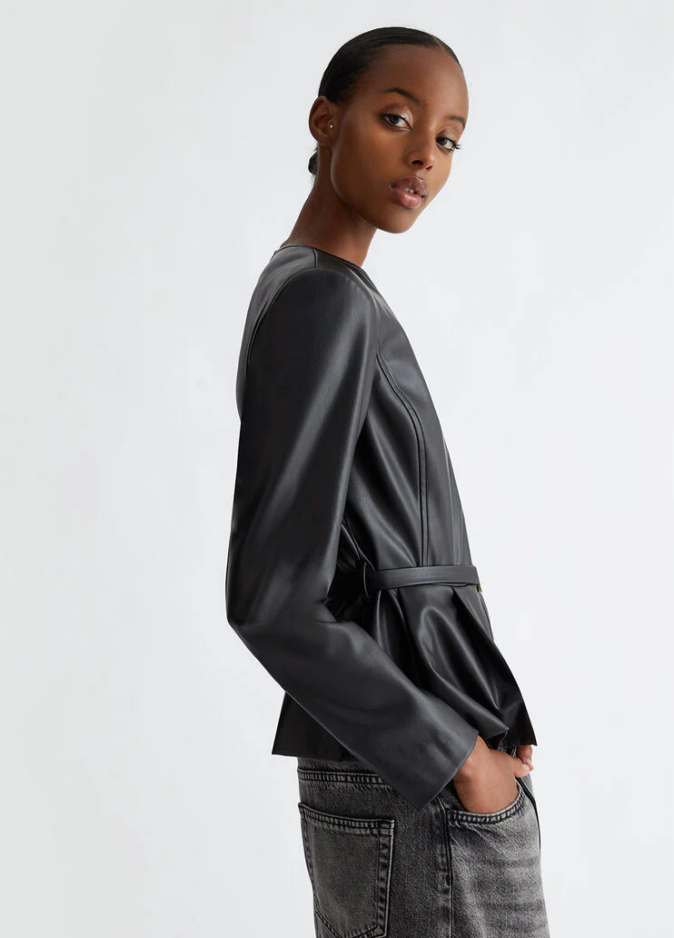 Coated fabric jacket