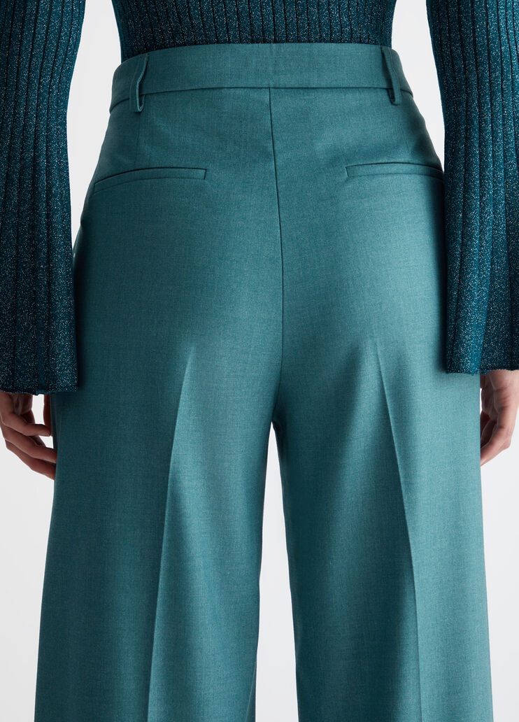 Straight-leg suit trousers
