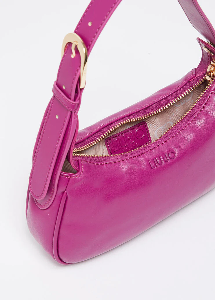 Solid-colour shoulder bag