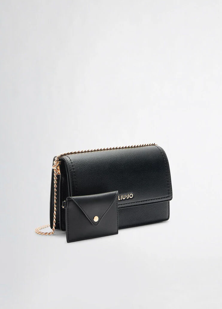 Crossbody bag with clutch bag