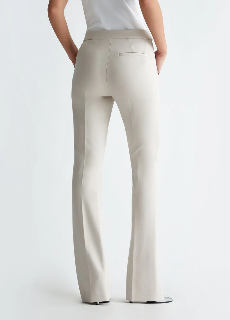 Flare stretch trousers