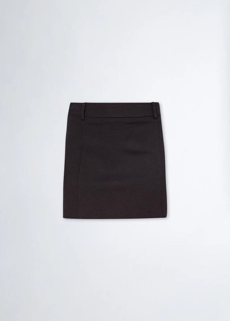 Stretch miniskirt