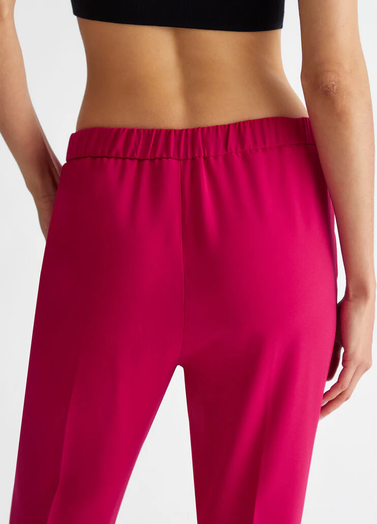 Envers satin suit trousers