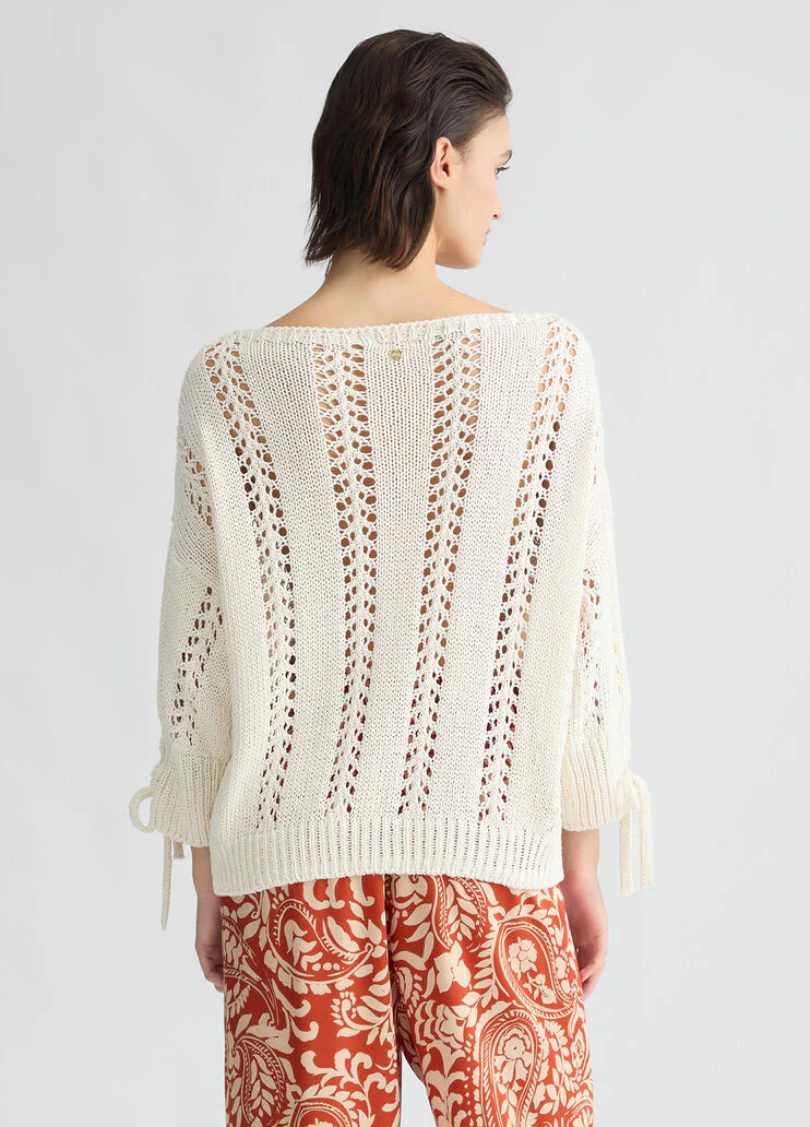 Cotton blend sweater