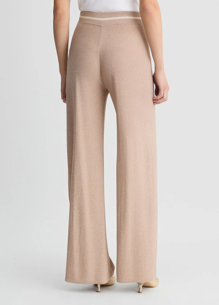 Long beige trousers