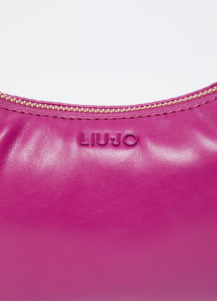 Solid-colour shoulder bag