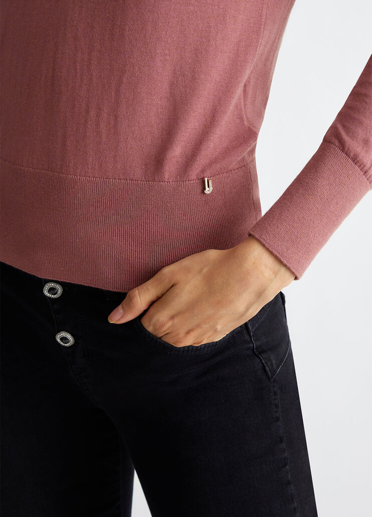 Cotton and cashmere sweater