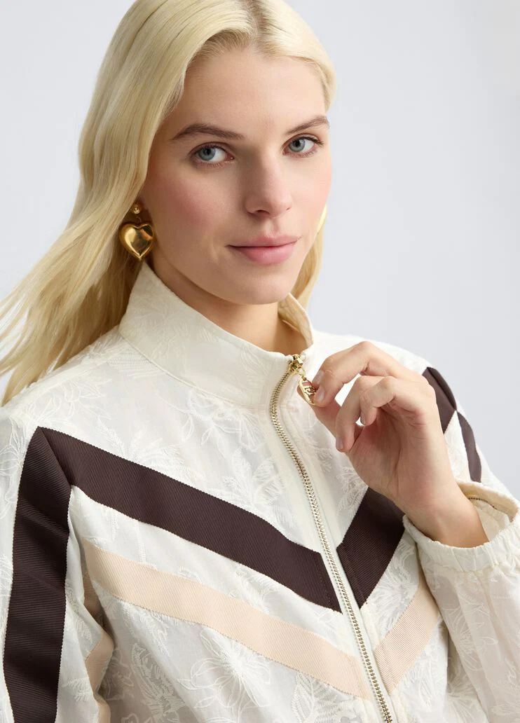 Embroidered cotton jacket