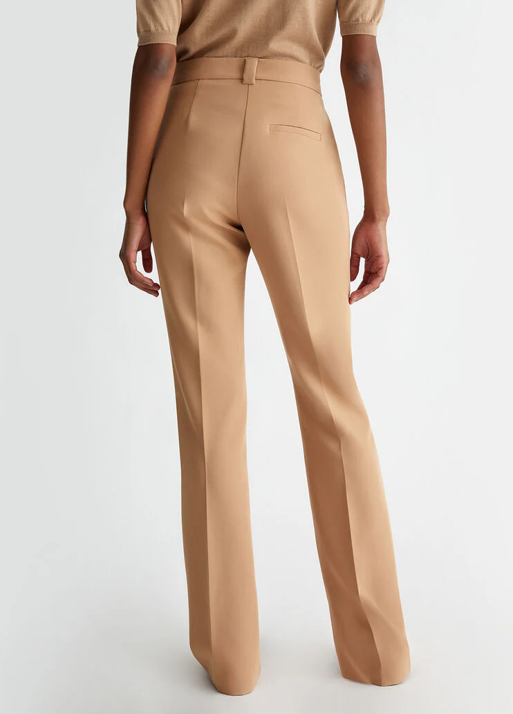Flare stretch trousers