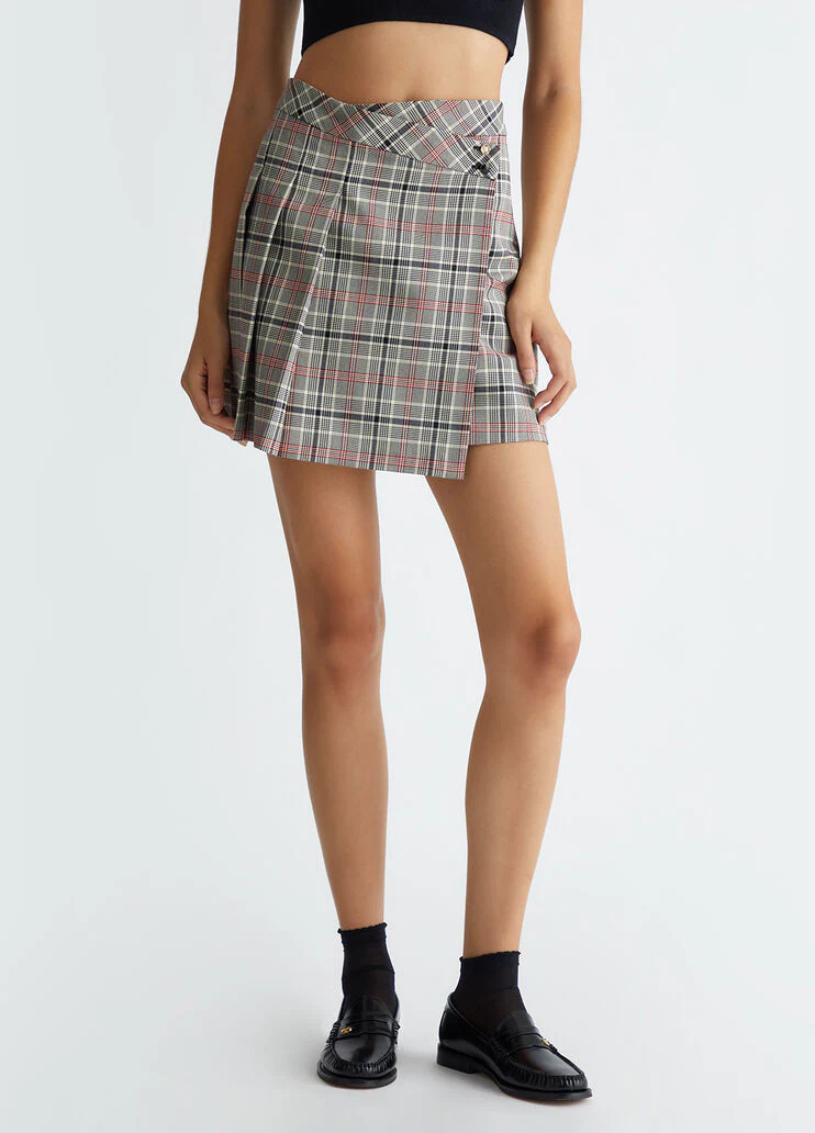Tartan miniskirt
