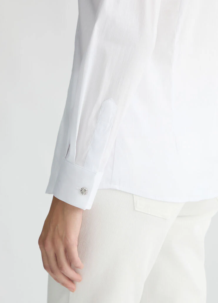 White shirt with buttons