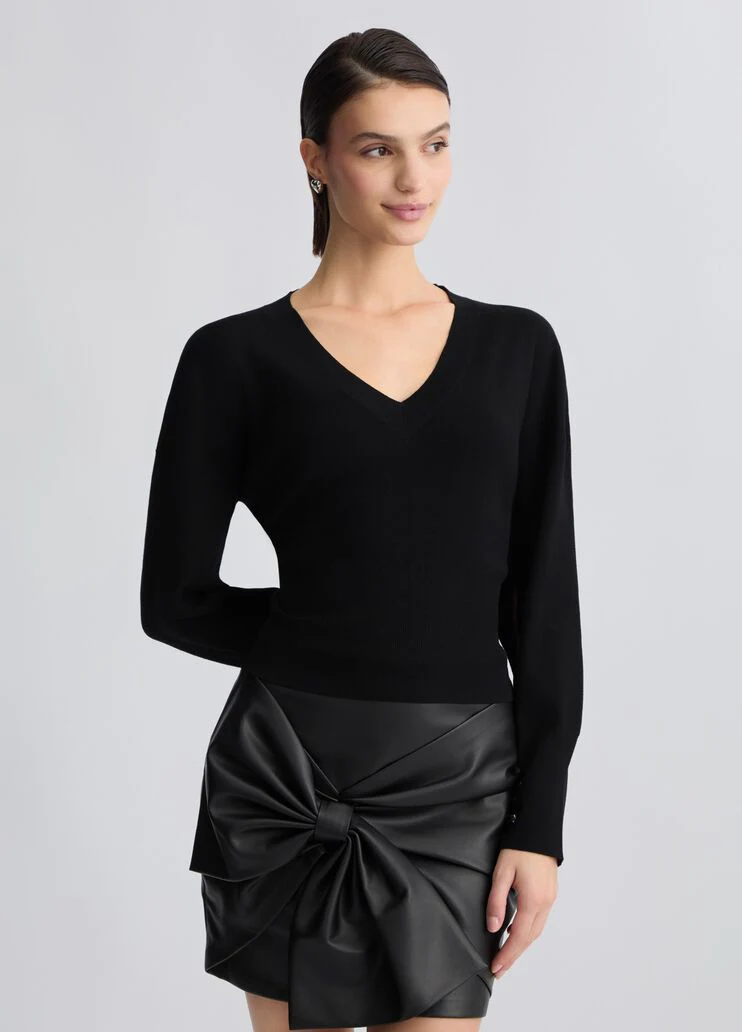 Black top with cut-out