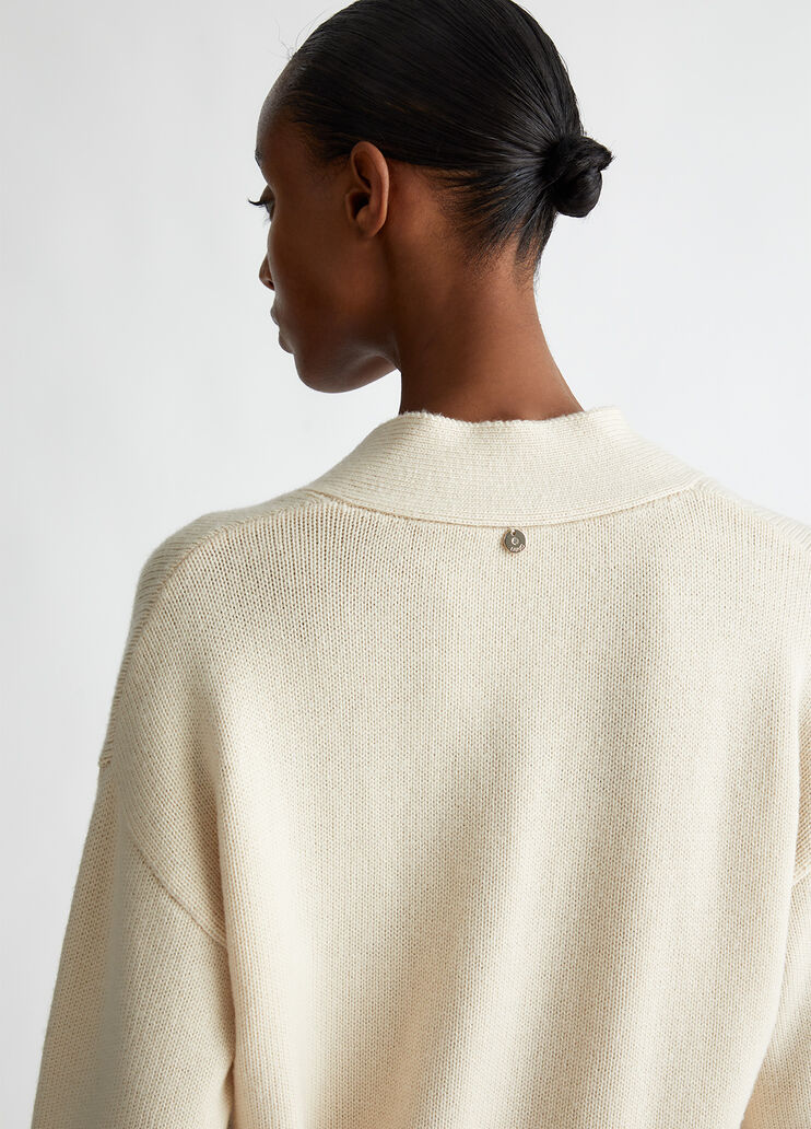 Wool and cashmere sweater