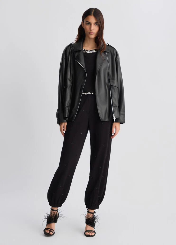 Coated fabric jacket