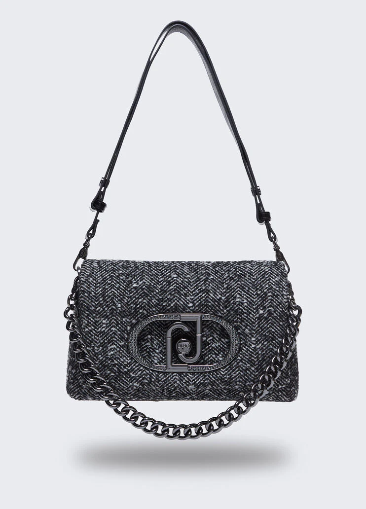 Large chevron LaPuffy bag