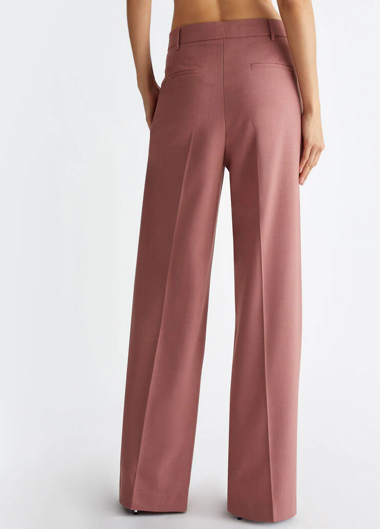 Straight-leg suit trousers