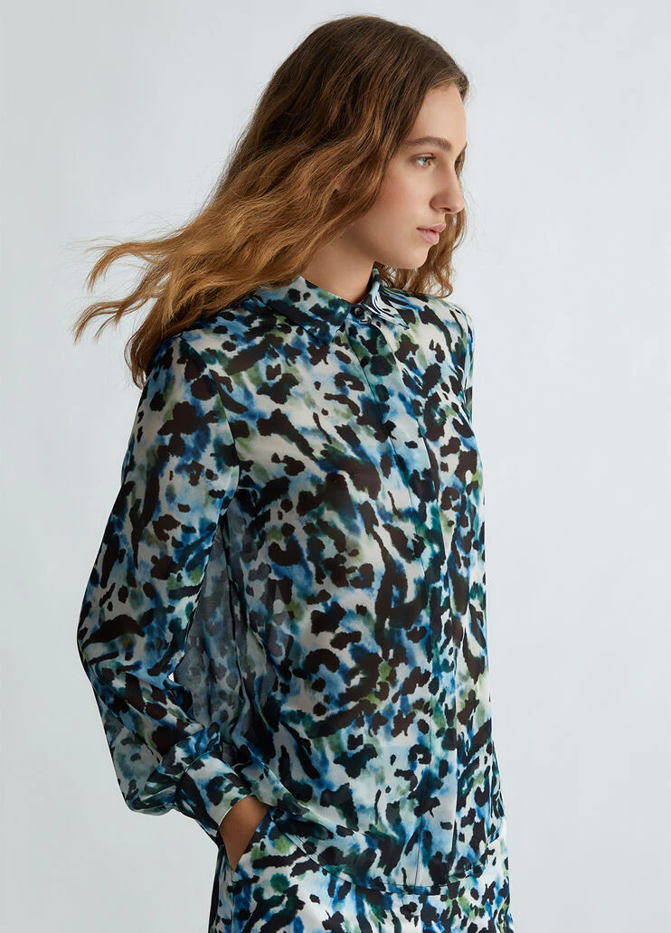 Animal-print shirt