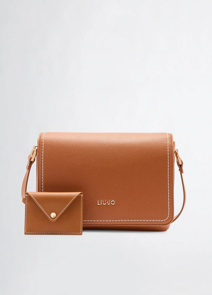 Crossbody bag with clutch bag