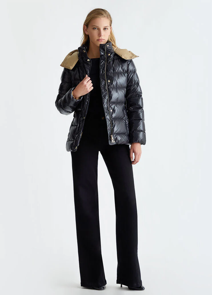 Padded jacket with hood