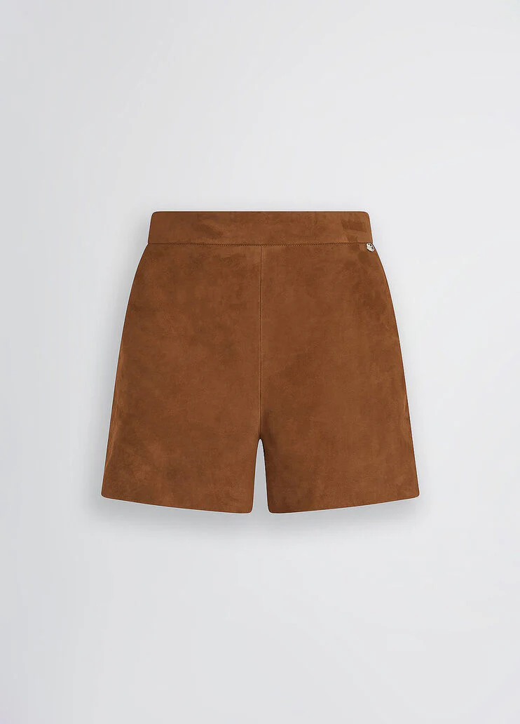 Suede shorts