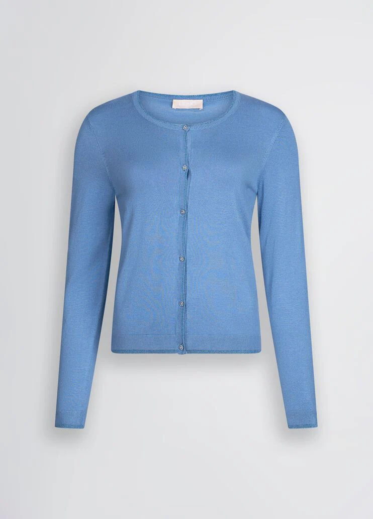 Cardigan with jewel buttons