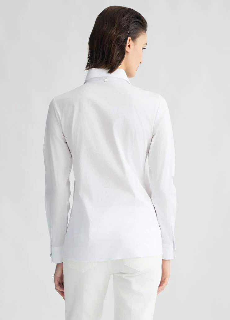 White shirt with buttons