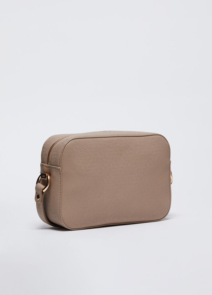 Beige crossbody bag