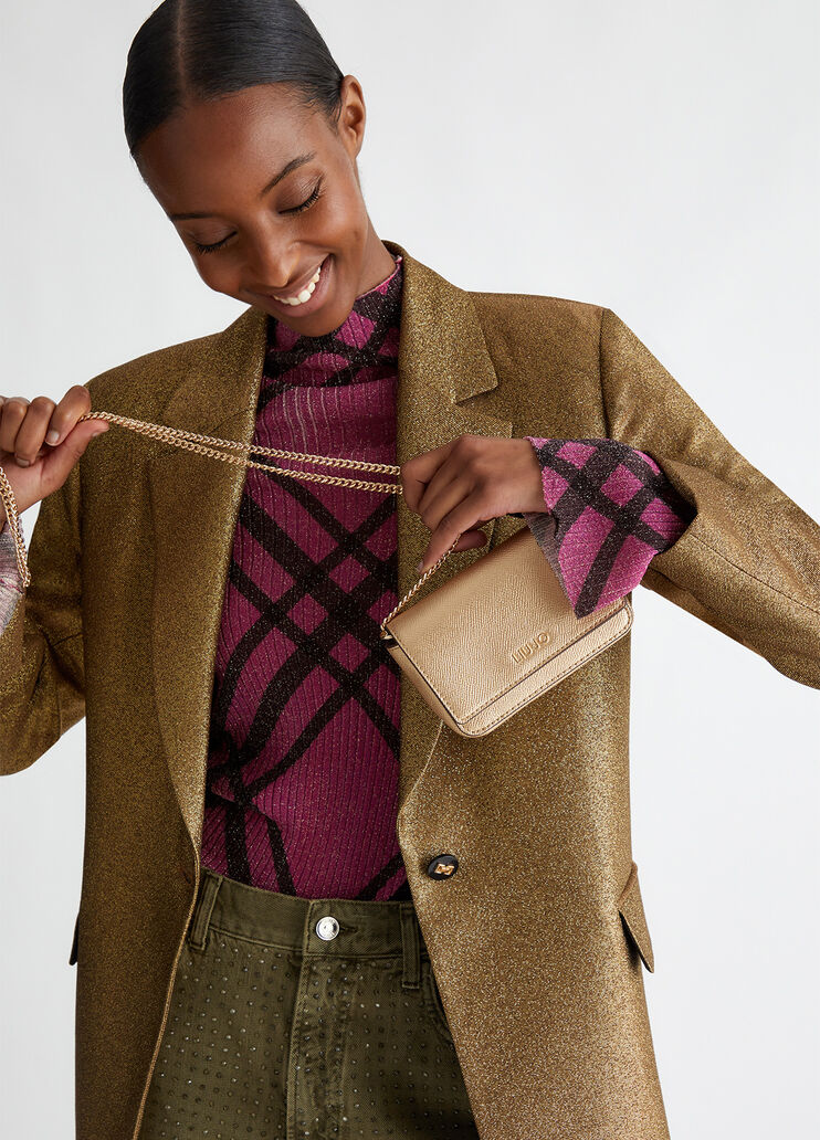 Crossbody bag with chain