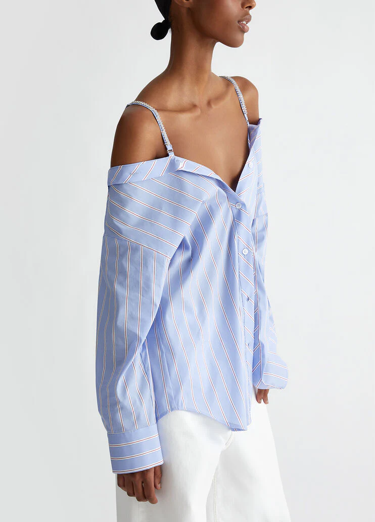 Off-the-shoulder shirt