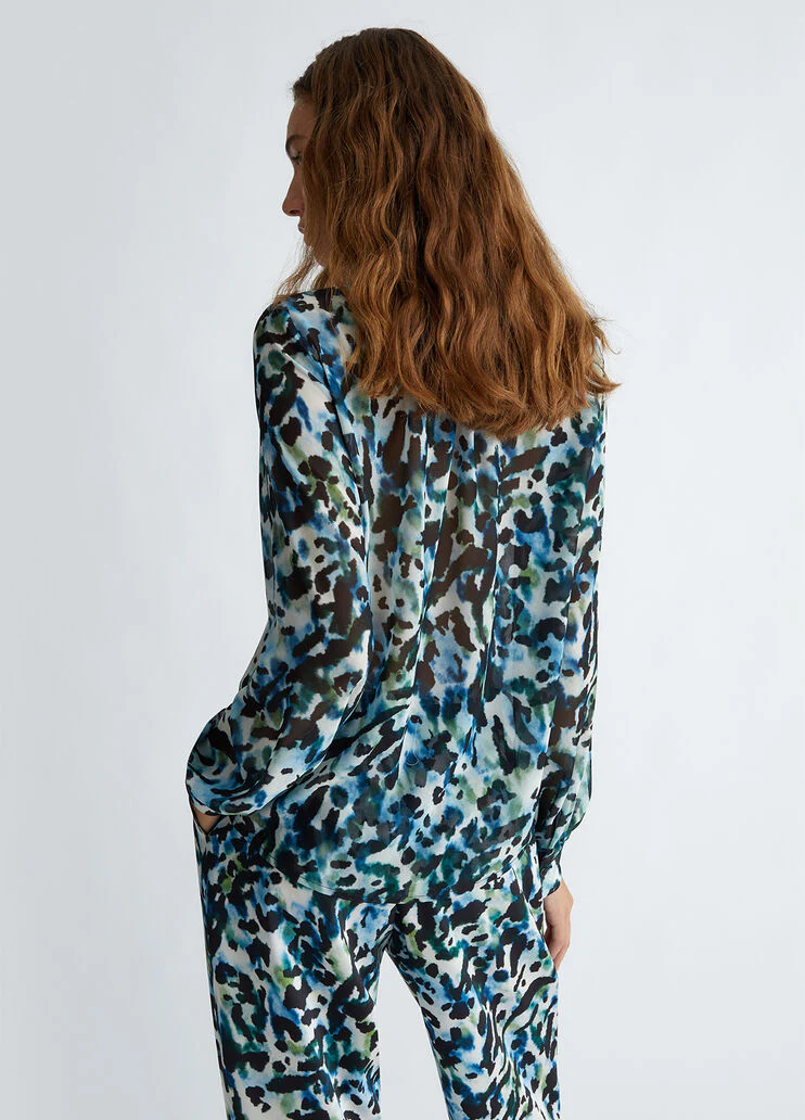 Animal-print shirt