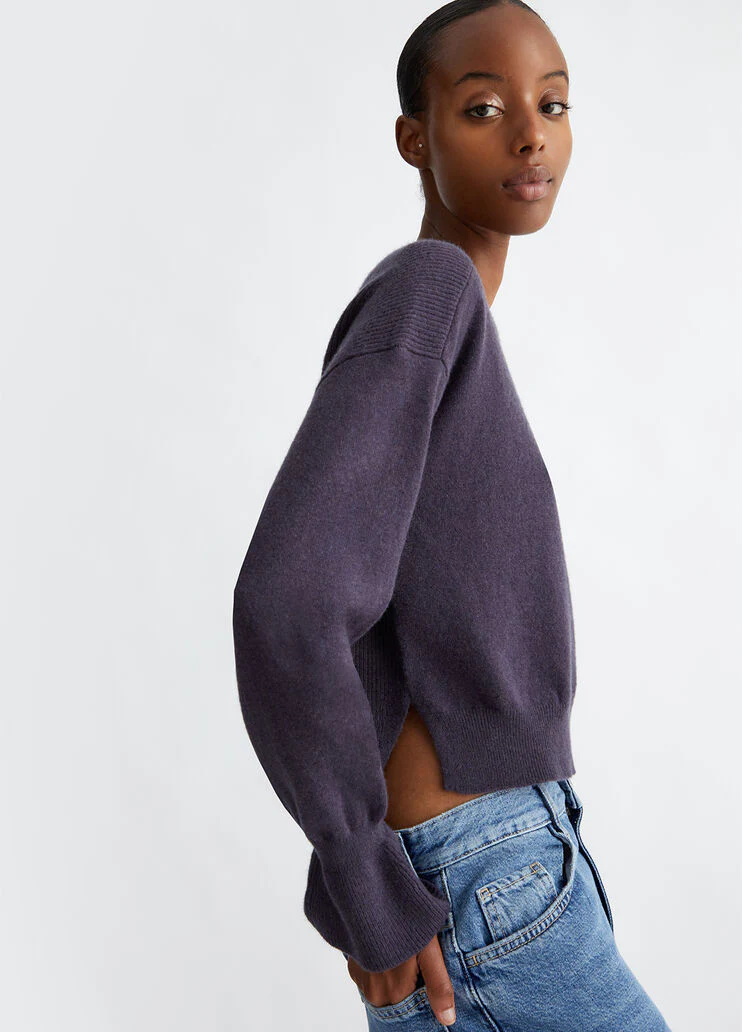 Wool and cashmere sweater