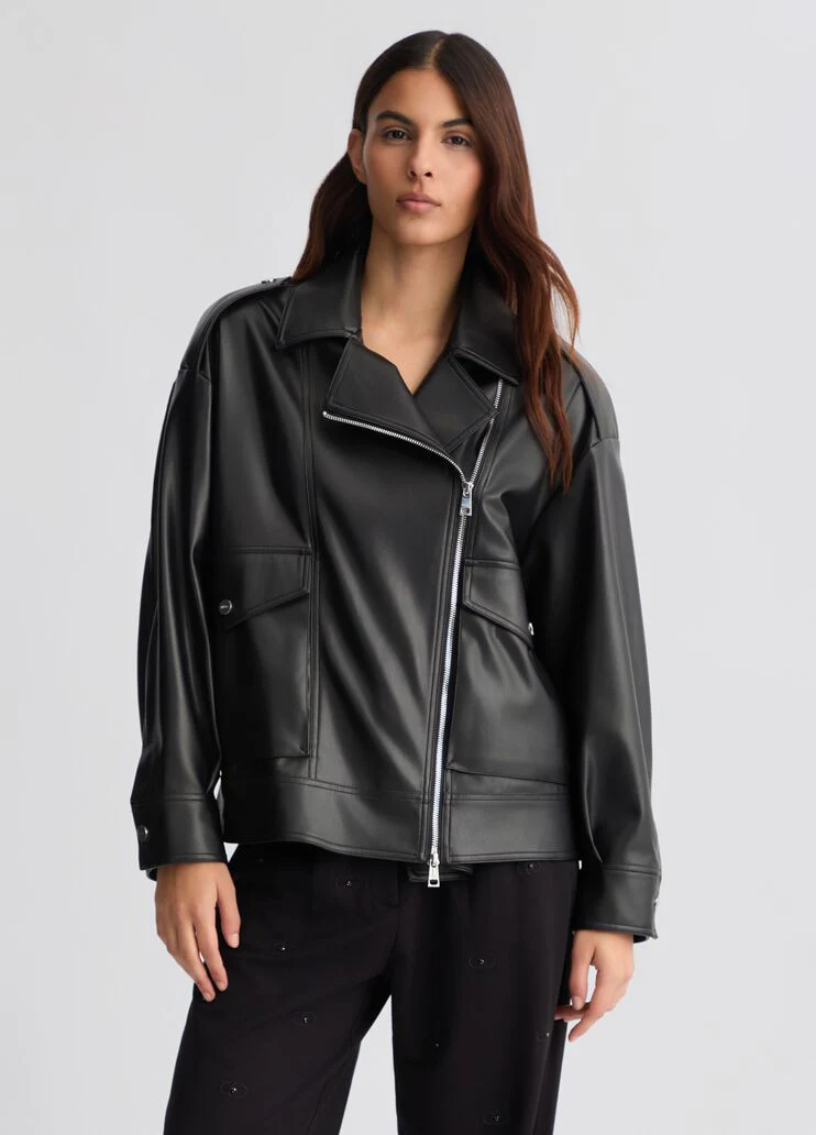 Coated fabric jacket