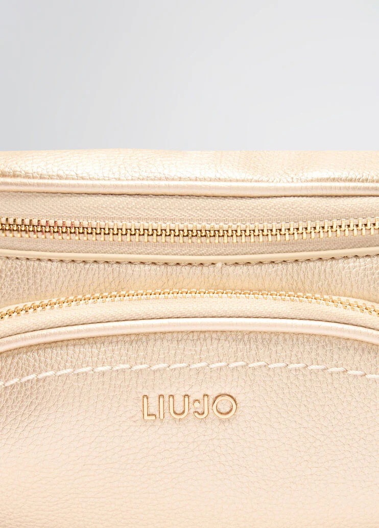 Gold-tone pouch bag