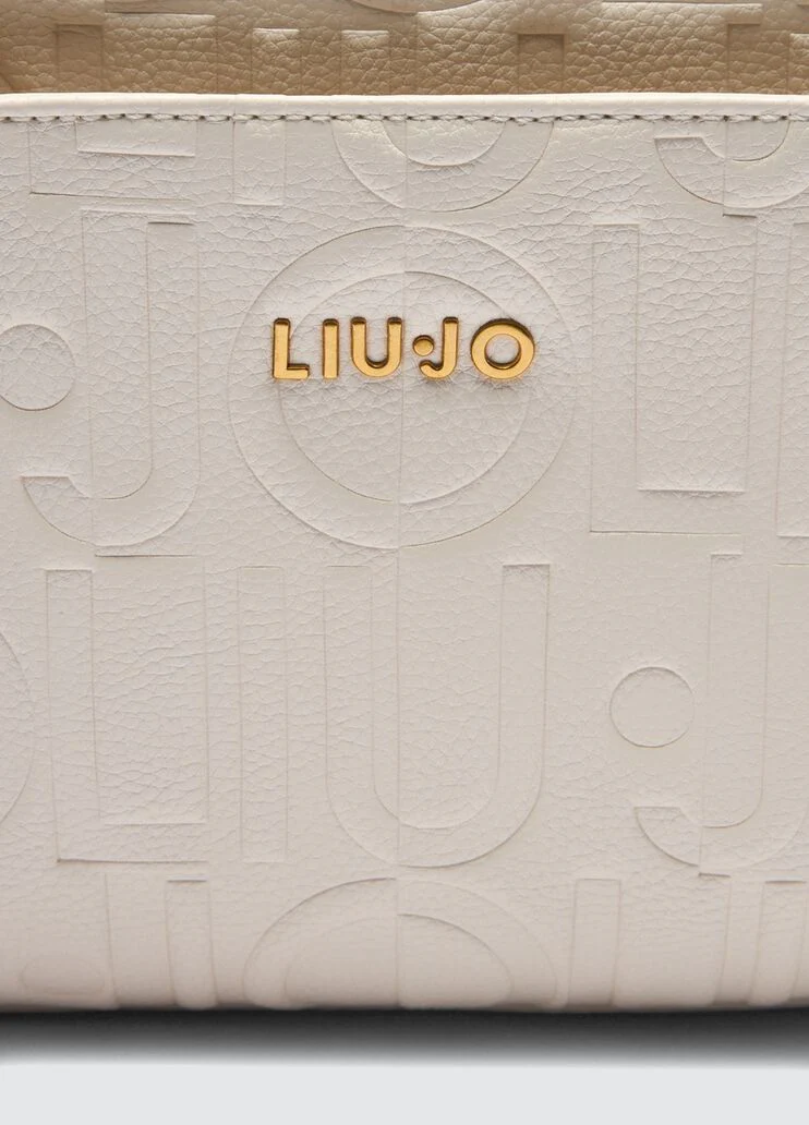 Backpack with logo and chain