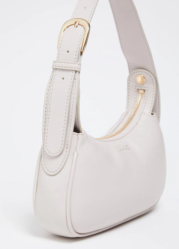 Solid-colour shoulder bag
