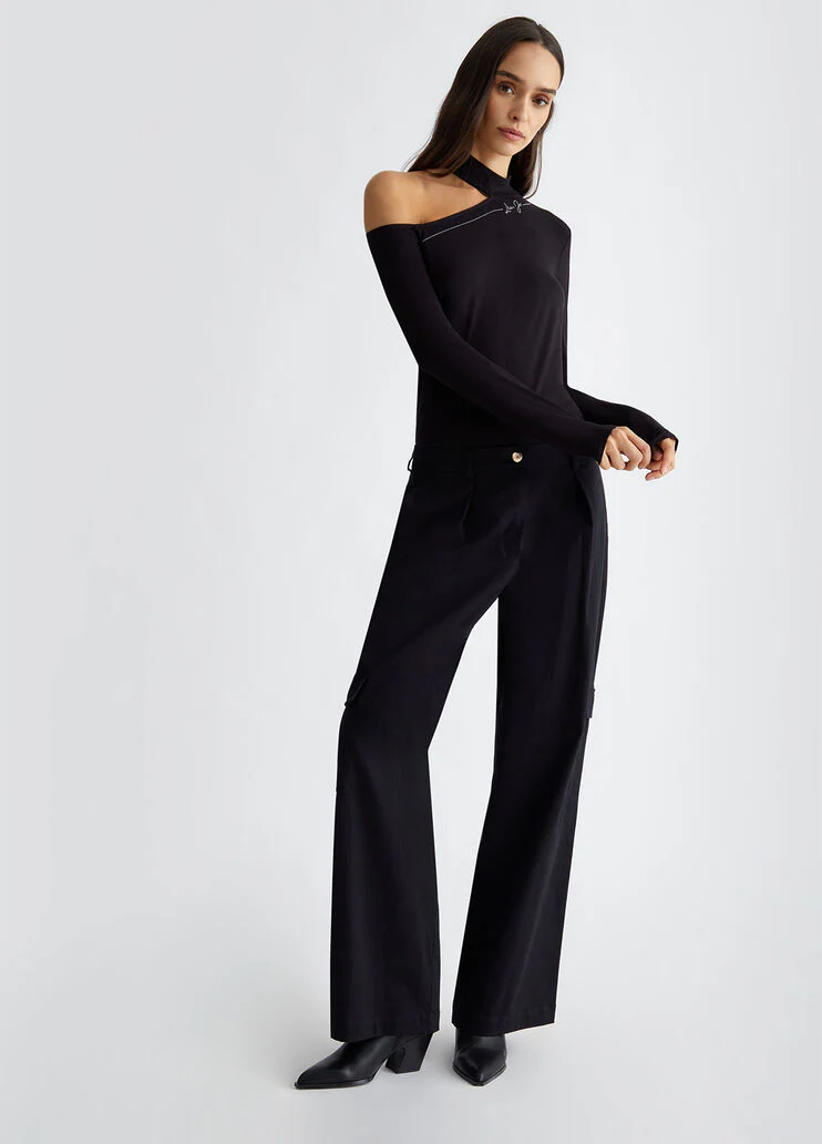 Cotton cargo trousers