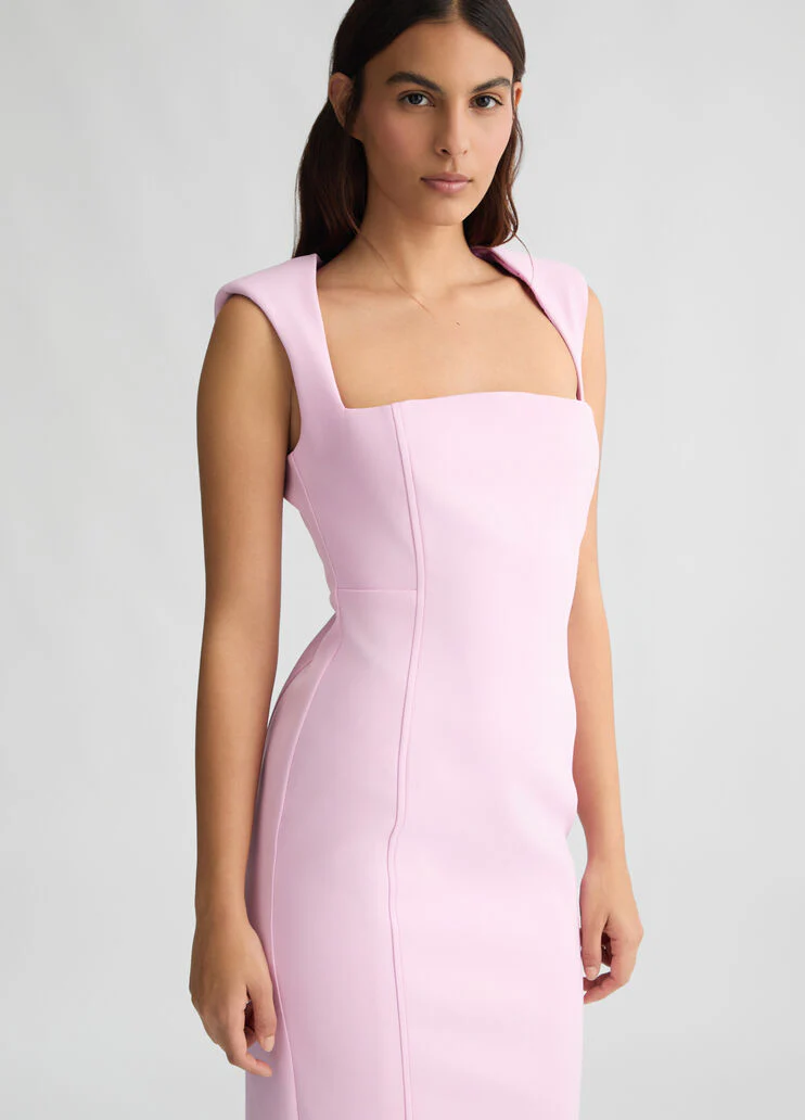 Light pink sheath dress