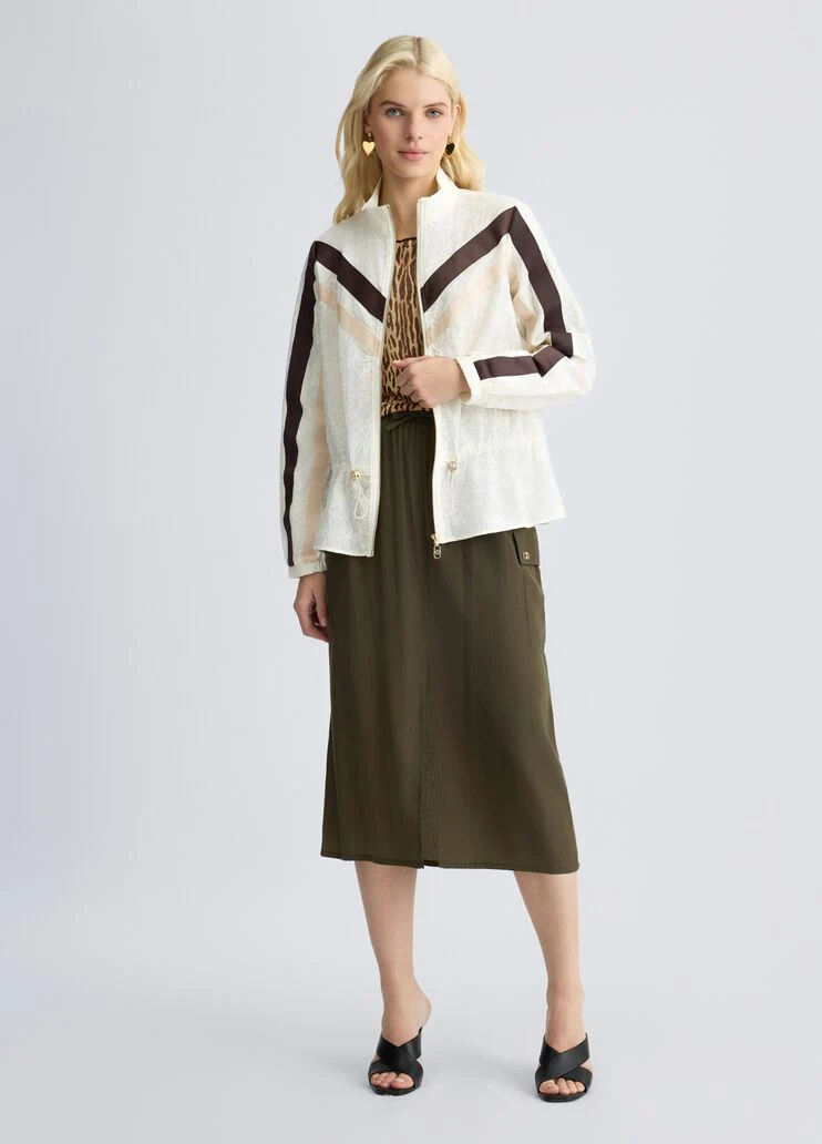 Embroidered cotton jacket