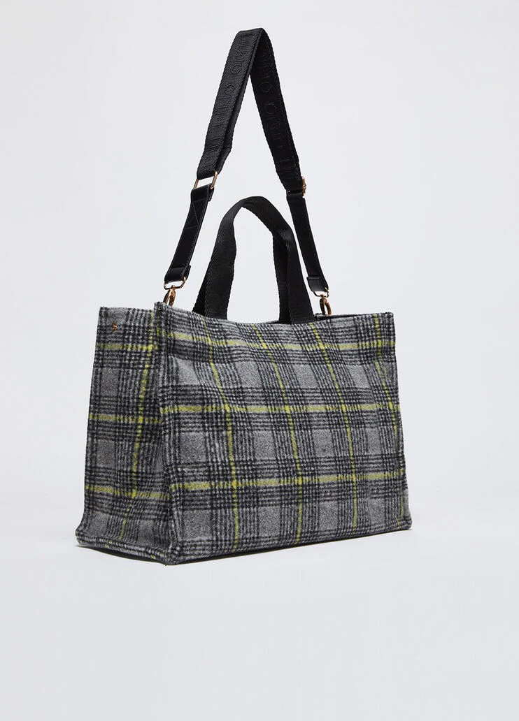 Jacquard shopping bag