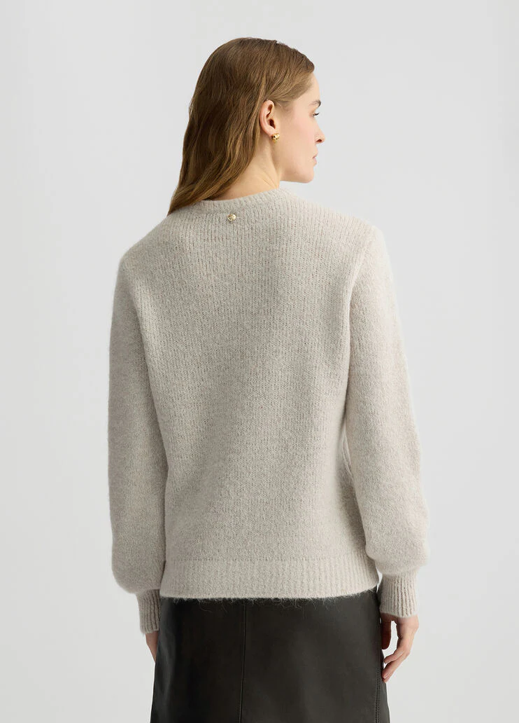 Alpaca-blend pullover