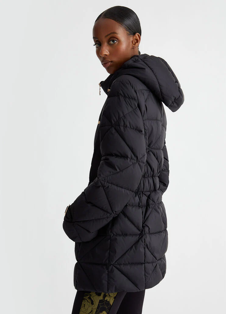 Quilted padded nylon jacket