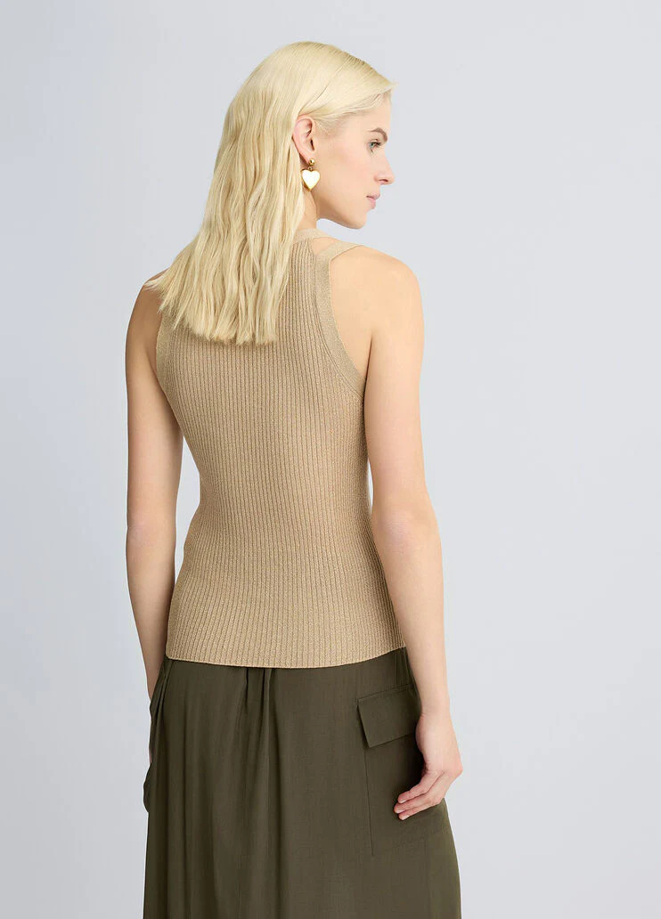 Lurex knit top