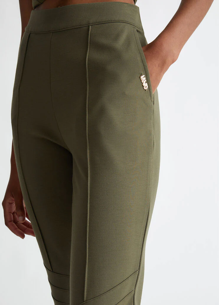 Stretch jersey trousers
