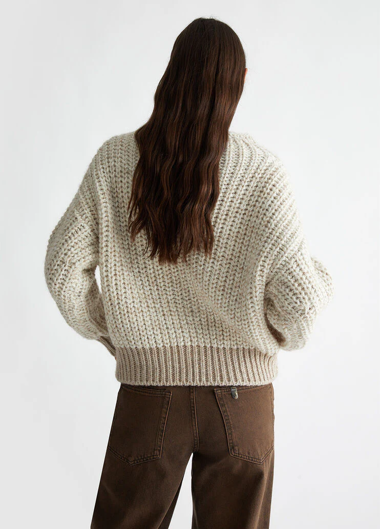 Wool and alpaca blend sweater