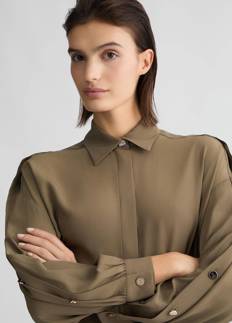 Crêpe de chine shirt